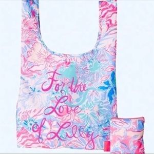 Lilly Pulitzer GWP packable shopper tote NIB